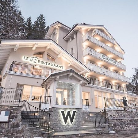 Hotel Le White - Le 42 Restaurant Champéry Esterno foto